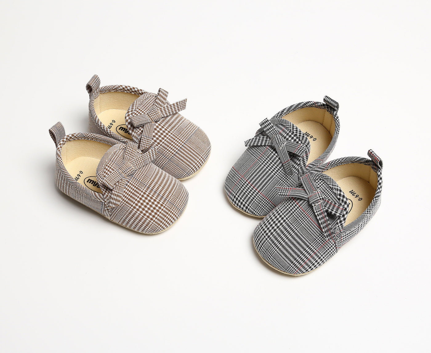 Baby Girl Plaid Loafers - 0912 - Little Kooma