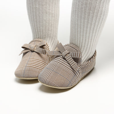 Baby Girl Plaid Loafers - 0912 - Little Kooma
