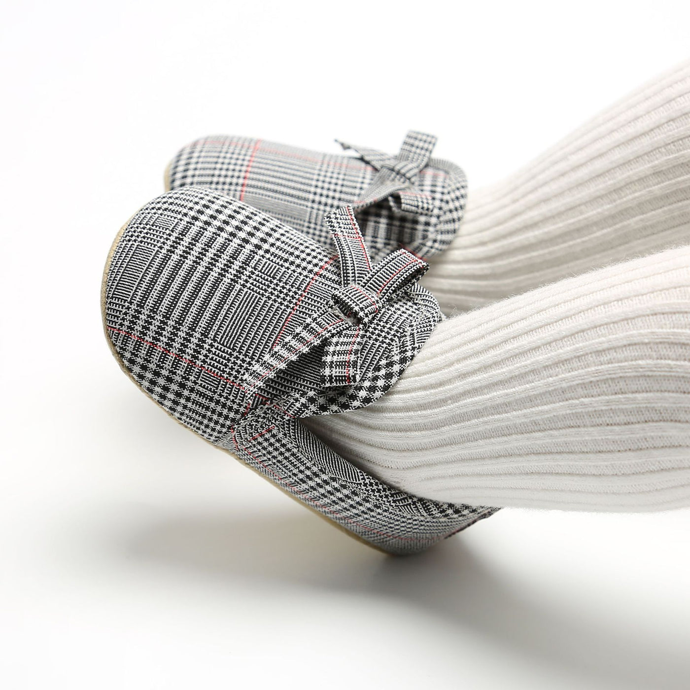 Baby Girl Plaid Loafers - 0912 - Little Kooma