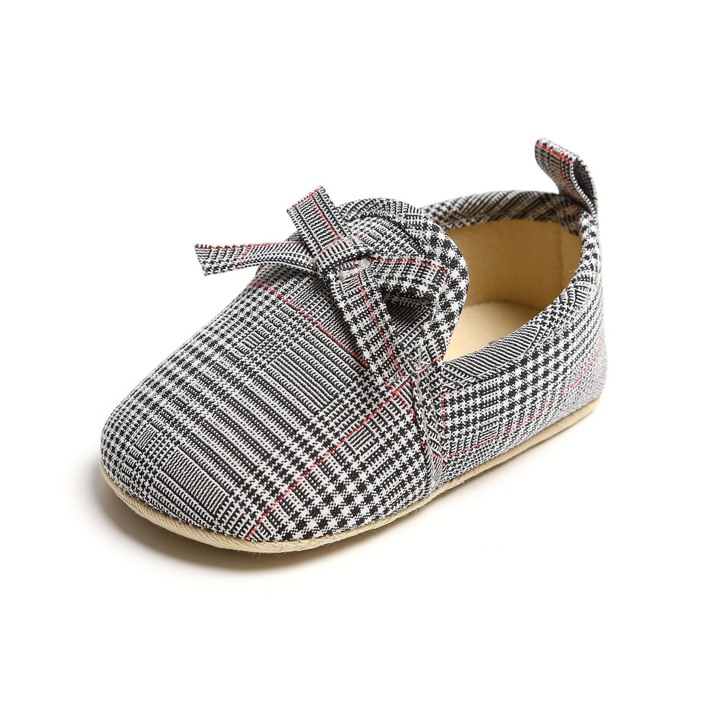 Baby Girl Plaid Loafers - 0912 - Little Kooma