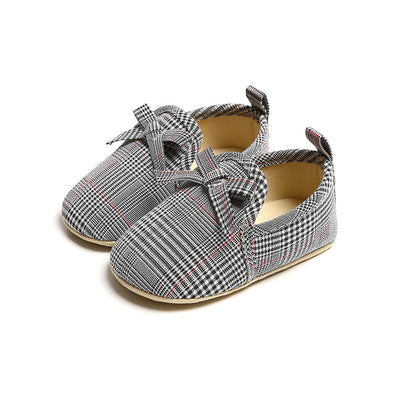 Baby Girl Plaid Loafers - 0912 - Little Kooma