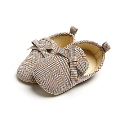 Baby Girl Plaid Loafers - 0912 - Little Kooma