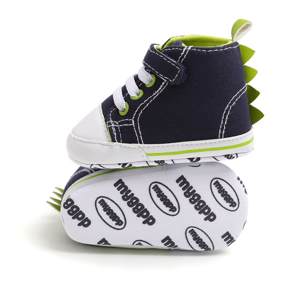 Baby Boy Dinosaur Canvas Shoes - 0912 - Little Kooma
