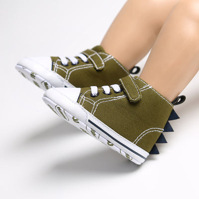 Baby Boy Dinosaur Canvas Shoes - 0912 - Little Kooma