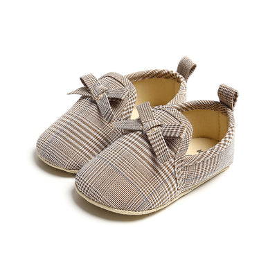Baby Girl Plaid Loafers - 0912 - Little Kooma