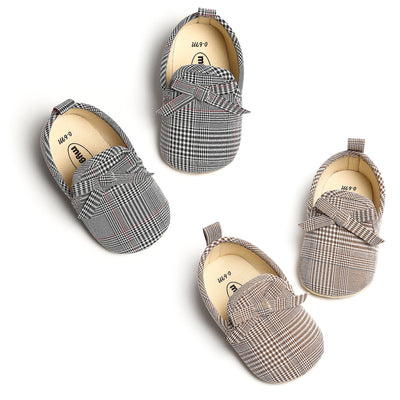 Baby Girl Plaid Loafers - 0912 - Little Kooma