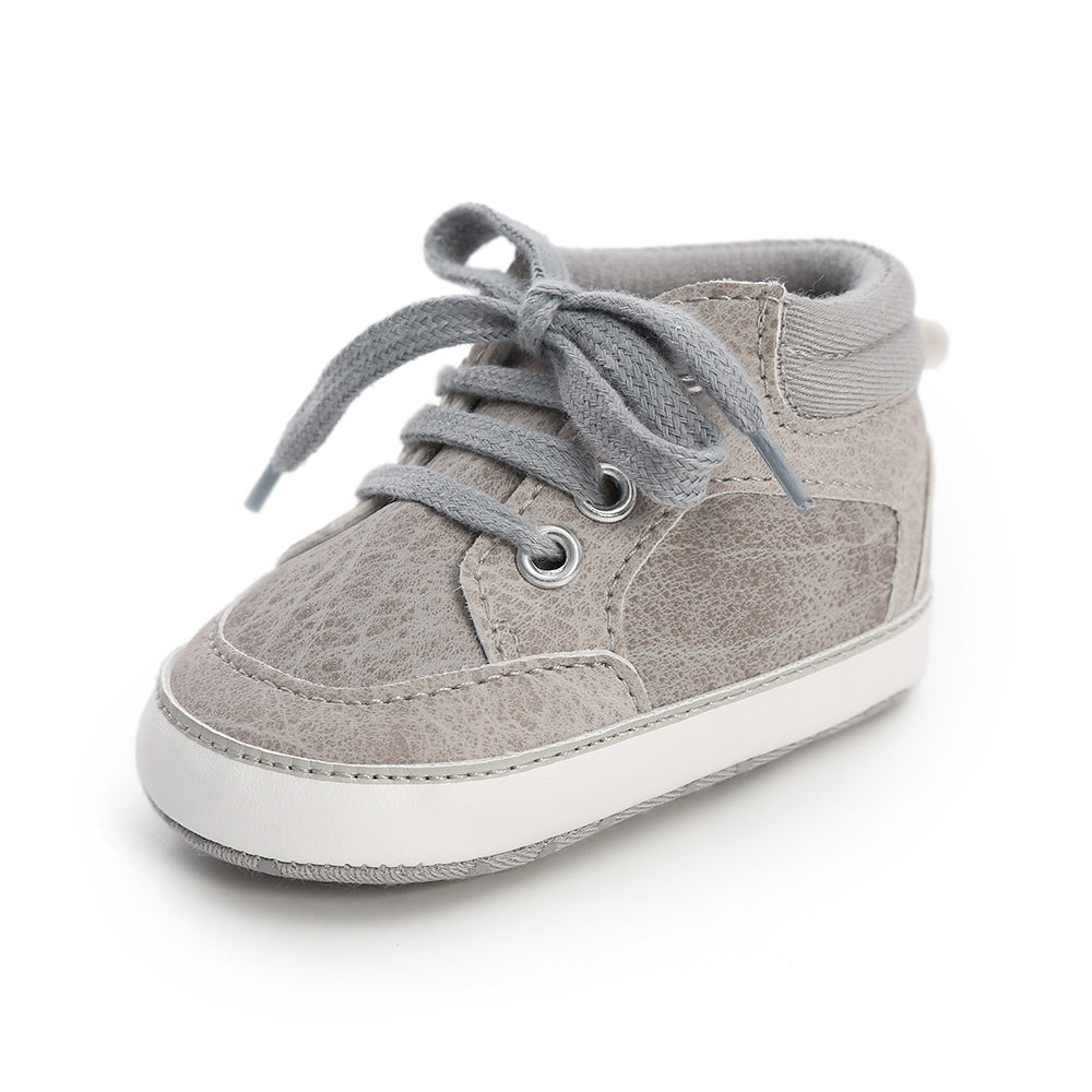 Baby Boy PU Leather Sneakers - 0912 - Little Kooma