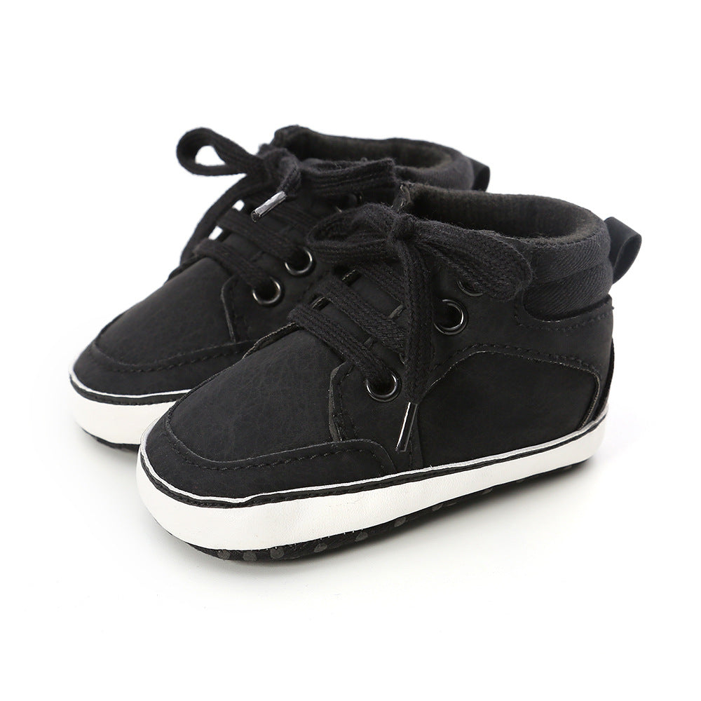 Baby Boy PU Leather Sneakers - 0912 - Little Kooma
