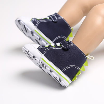 Baby Boy Dinosaur Canvas Shoes - 0912 - Little Kooma