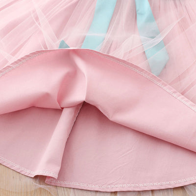 [KG07] Kids Girls Voile Cheongsam Set Top n Skirt Embroidered Peony CNY Chinese New Year Outfit - Little Kooma