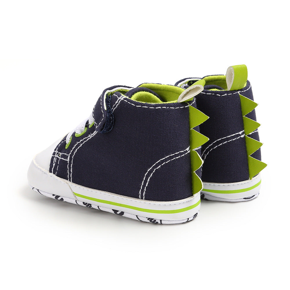 Baby Boy Dinosaur Canvas Shoes - 0912 - Little Kooma