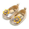 Baby Girl Glitter Flats Sunflower - 0912 - Little Kooma