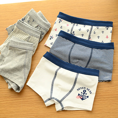 Baby Kid Boys Trunk Boxer Brief Underwear Arrows 3 Pack - Little Kooma