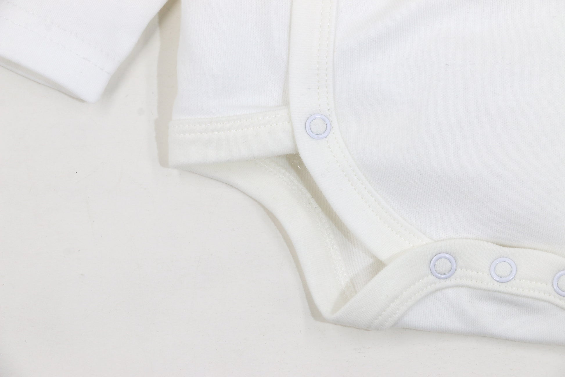Baby White Dinosaur Long Sleeve Kimono Bodysuit n Stripe Pants Set Boneless Sewing - Little Kooma
