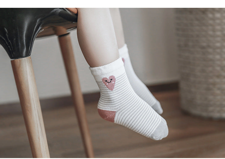 Baby Kid Ankle Socks 5 Pairs Pack - Little Kooma