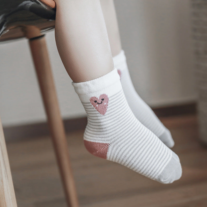 Baby Kid Ankle Socks 5 Pairs Pack - Little Kooma
