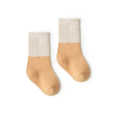 Baby Kid Splicing Long Socks 4 Pairs Pack - Little Kooma