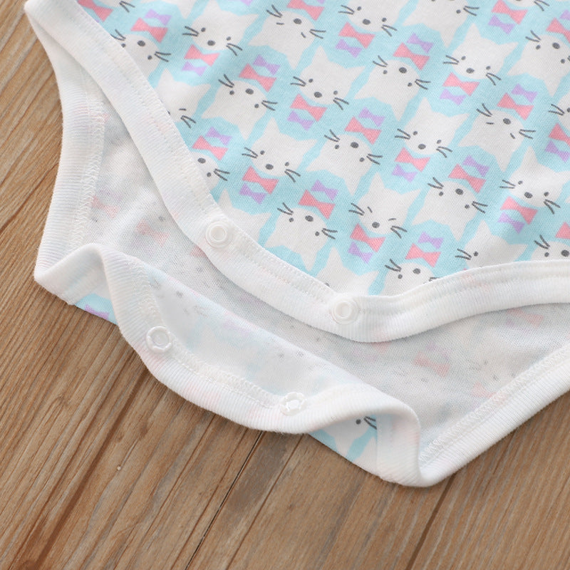 Baby Girl Long Sleeve Bodysuit Cats 3 Pack - Little Kooma