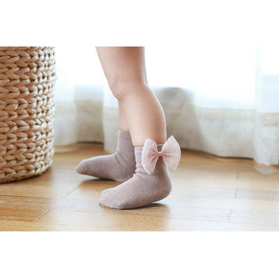 Baby Kid Girls Agaric Trim Cuffs Lace Socks 5 Pairs Pack - Little Kooma