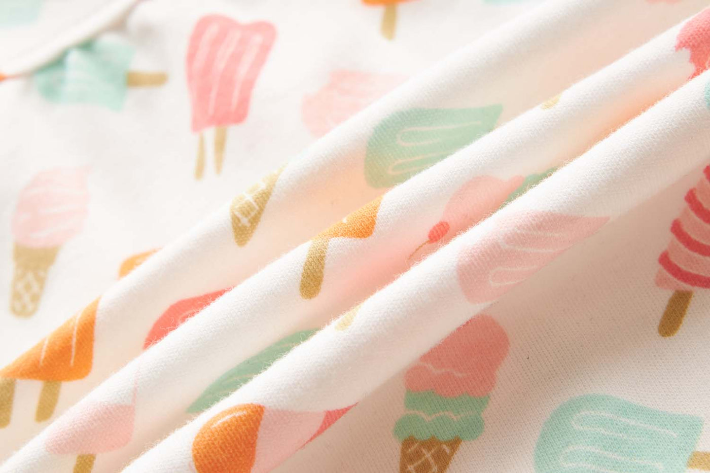 Baby Girl White w Popsicles Romper - Little Kooma