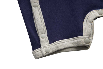 Baby Dark Blue Bear Romper - Little Kooma