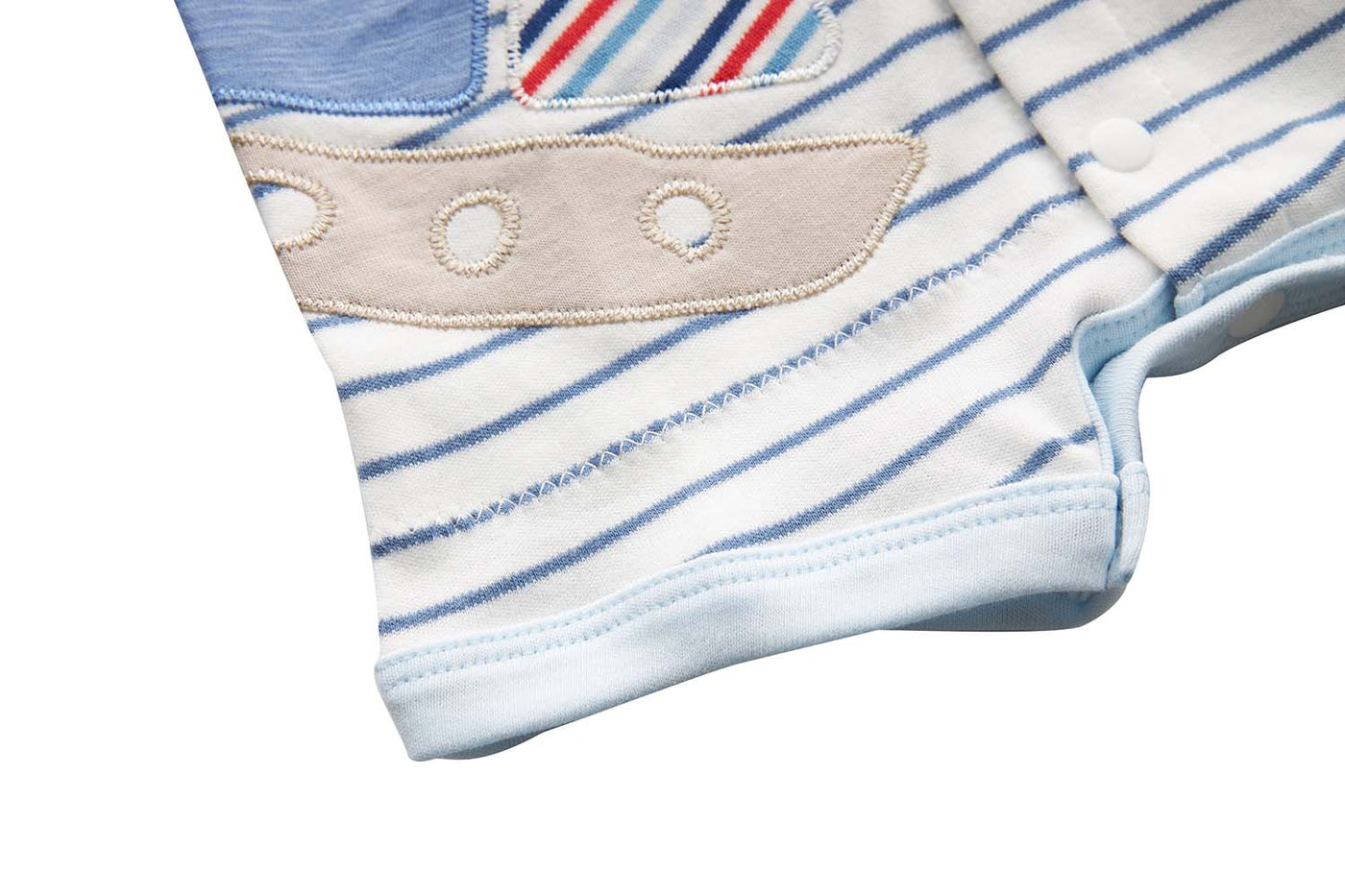 Baby Stripes w Ship Romper - Little Kooma