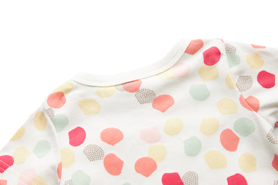 Baby Girl Colourful Polka Dots Bear Romper - Little Kooma