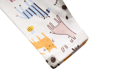 Baby Kimono Sleepsuit All In One Animals - Little Kooma
