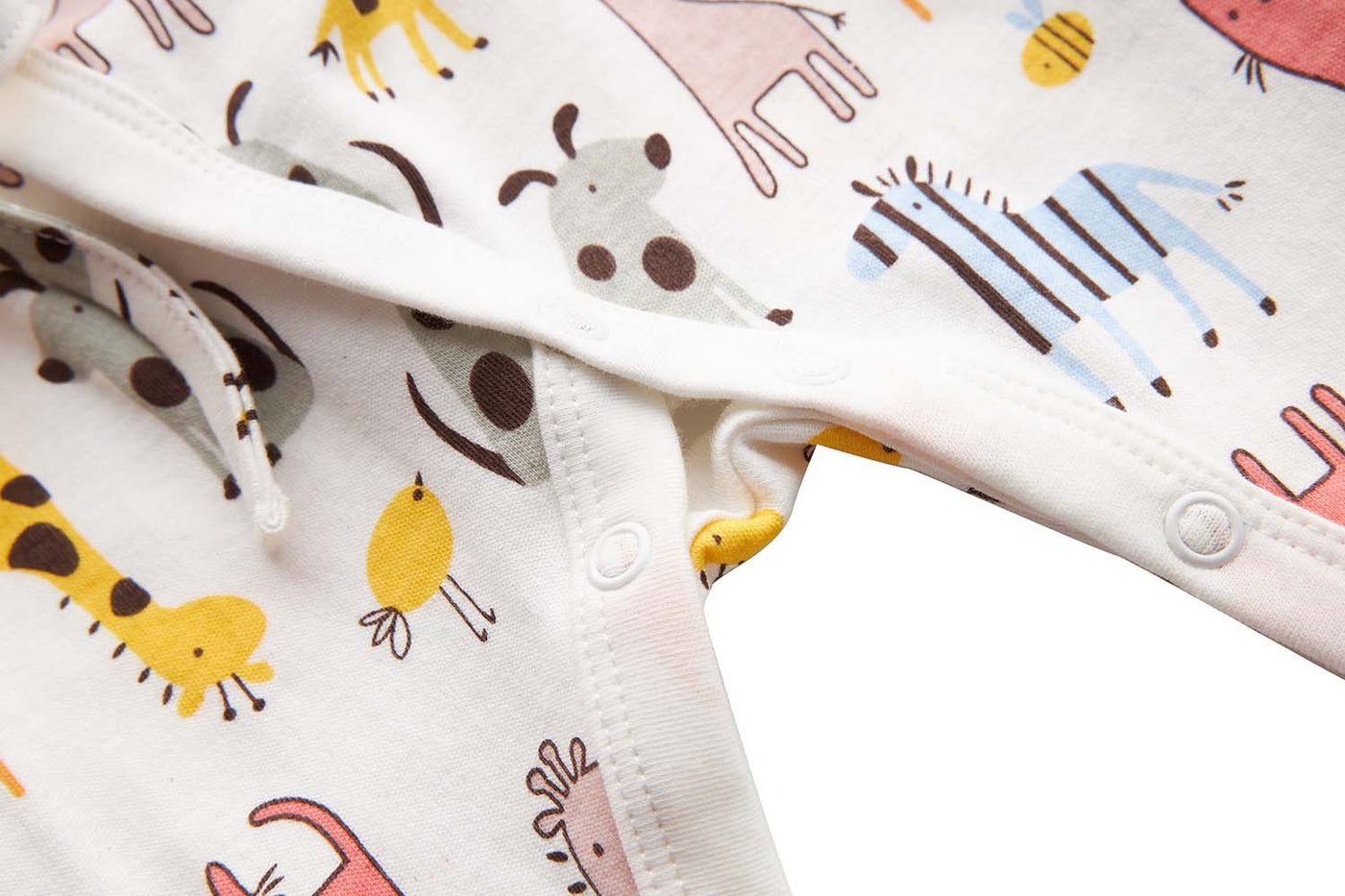 Baby Kimono Sleepsuit All In One Animals - Little Kooma