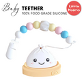 Baby Teether Set Dim Sum Bao Silicone Teether Set By Glitter & Spice - Little Kooma