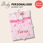Personalised Customized Luvable Friends Plush Blanket With Unicorn 5102580 - Little Kooma