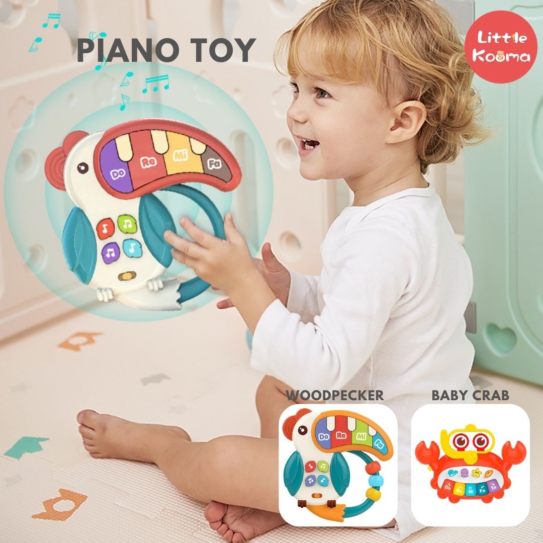 Kids Animal Toy Piano Musical Instruments For 18m Above Best For Early Education - Little Kooma