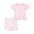 Baby Girl Ruffled Trim Floral Printed Top n Shorts Set - Little Kooma