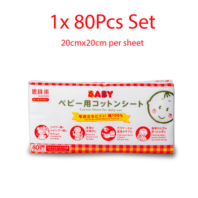 Suzuran Baby Antibacterial Cute Cotton | Baby Wipes | Baby Cleaning | Wounds Cleaning - Little Kooma