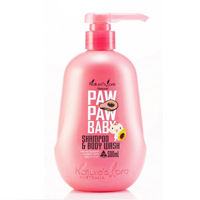 Paw Paw Baby Shampoo & Body Wash 500ml - Nature's Care - Little Kooma