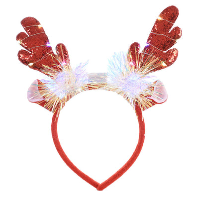 Kids Adults Christmas Hair Hoop Headband w LED Light - 1126 - Little Kooma