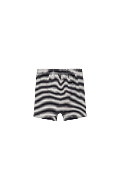 Baby Boy Dinosaur Grey Top n Stripe Shorts Set - Little Kooma