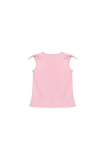 Baby Girl Knot Shoulder Pink Printed Koala Top n Shorts Set - Little Kooma