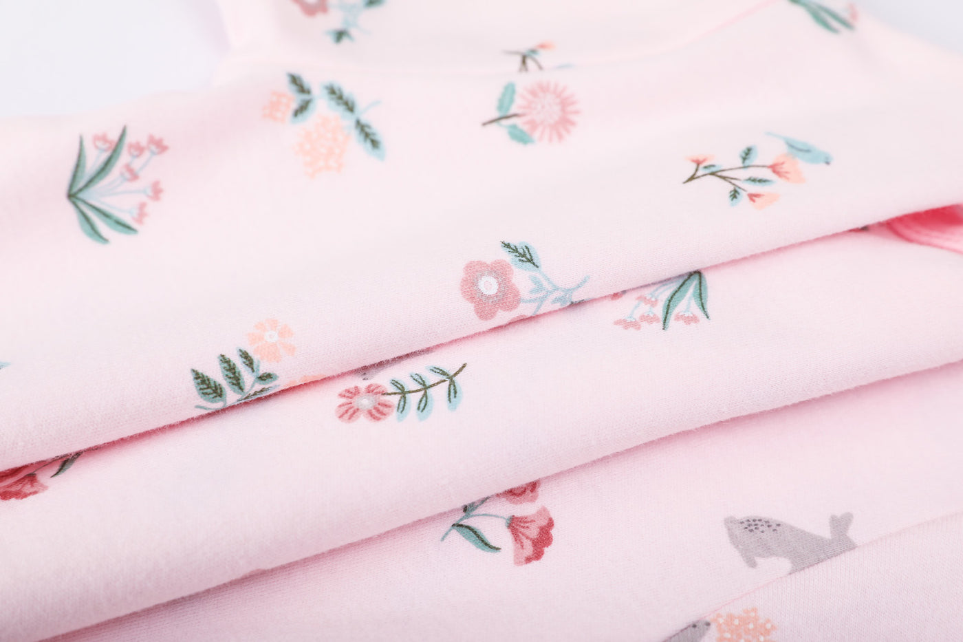 Baby Girl Ruffled Trim Floral Printed Top n Shorts Set - Little Kooma