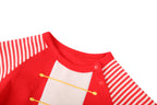 Baby Christmas Outfit Santa Long Sleeve All In One Jumpsuit w Hat n Boots - Little Kooma