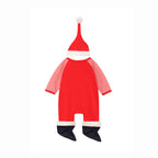 Baby Christmas Outfit Santa Long Sleeve All In One Jumpsuit w Hat n Boots - Little Kooma