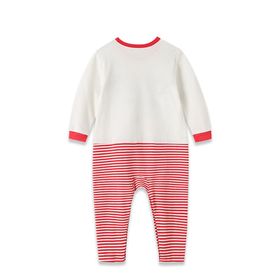 Baby Christmas Outfit Elk Long Sleeve All In One Jumpsuit - Little Kooma