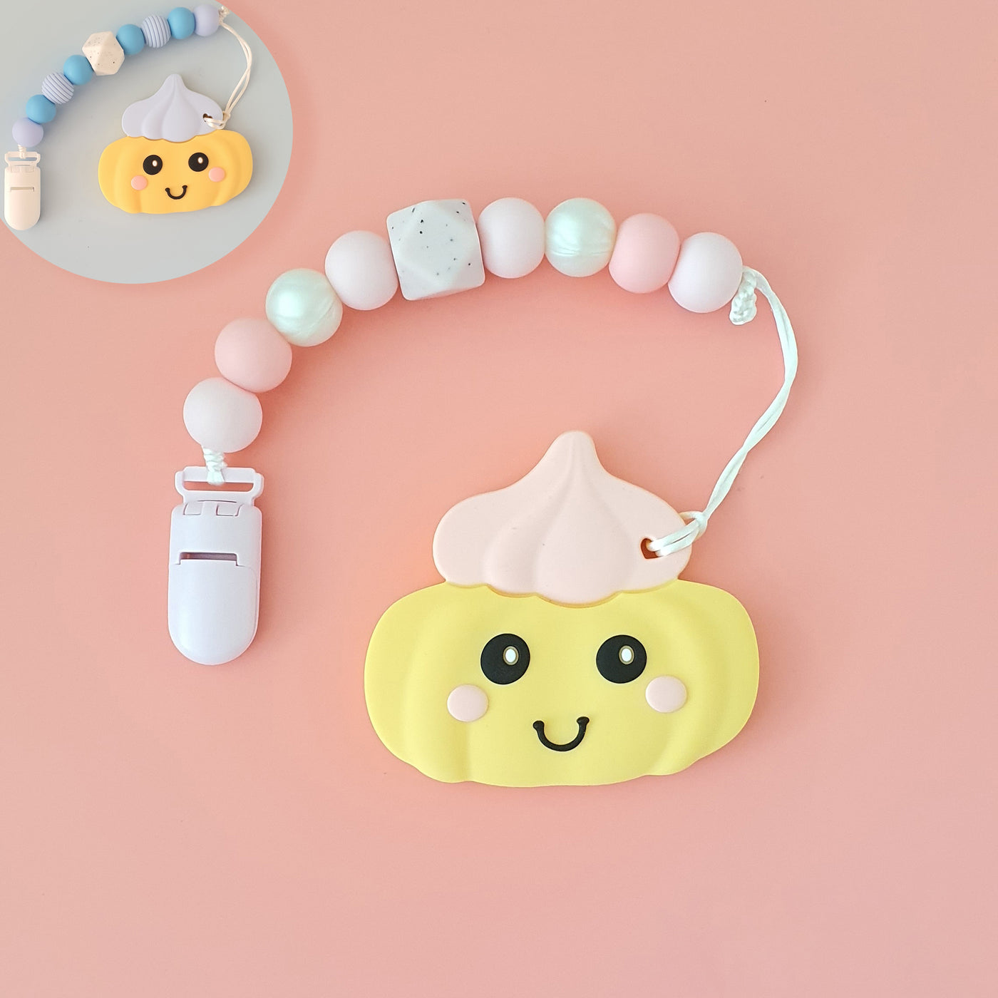 Traditional Gem Biscuit Baby Silicone Teether Set - Little Kooma