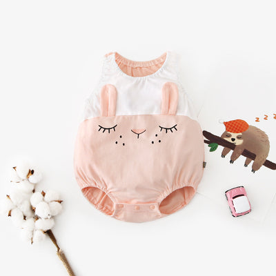 Baby Bunny Bear Sleevess Bodysuit - Little Kooma
