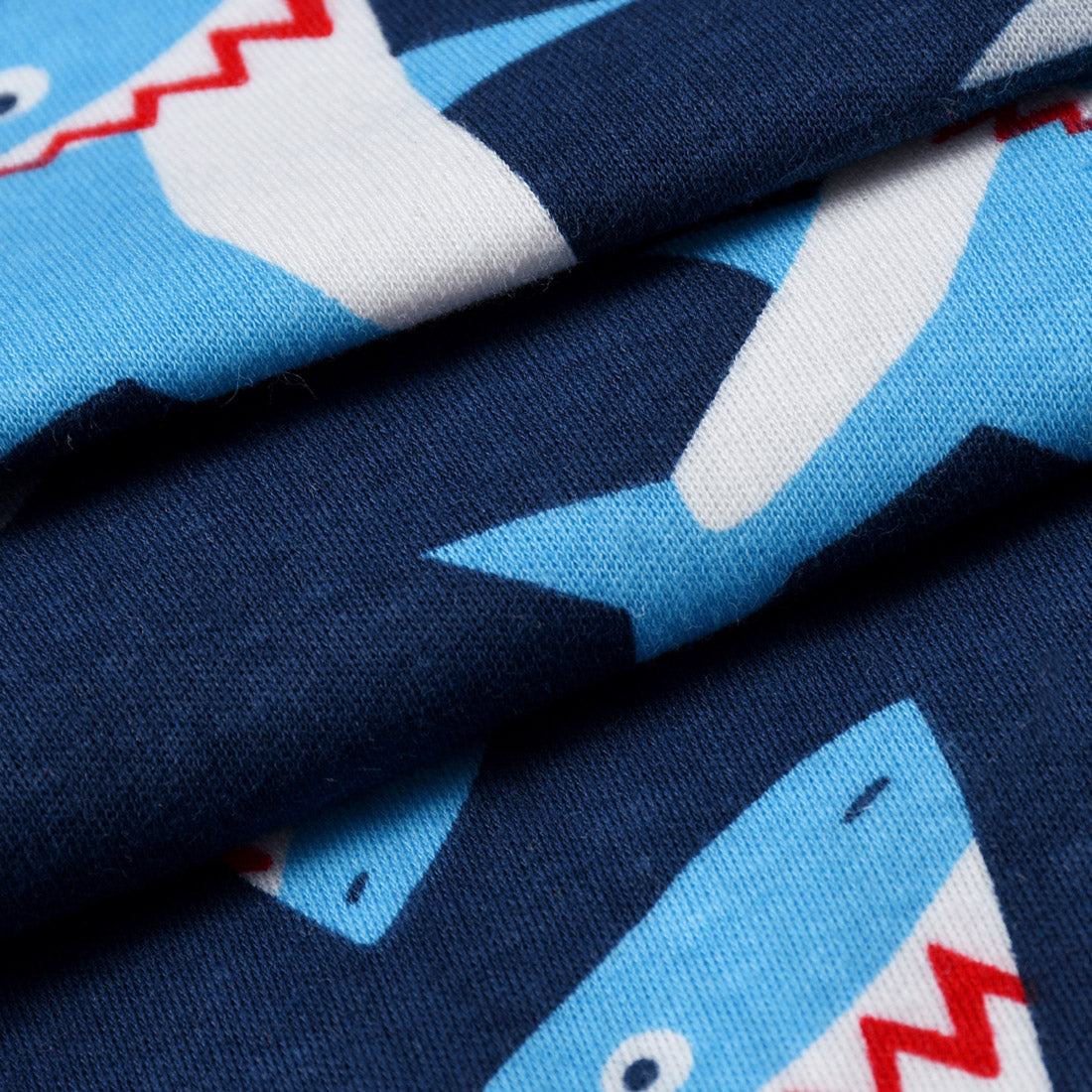 Baby Shark Prints Front Pocket All In One Jumpsuit - Little Kooma