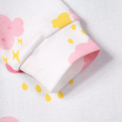 Baby Girl Colorful Clouds All In One Jumpsuit - Little Kooma