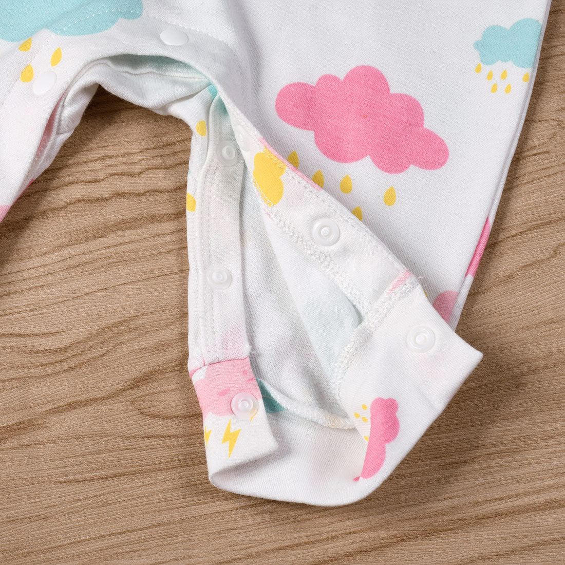 Baby Girl Colorful Clouds All In One Jumpsuit - Little Kooma