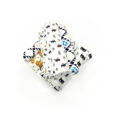 Baby Single Layer Muslin Blanket Swaddle 120*120 - 0605 - Little Kooma