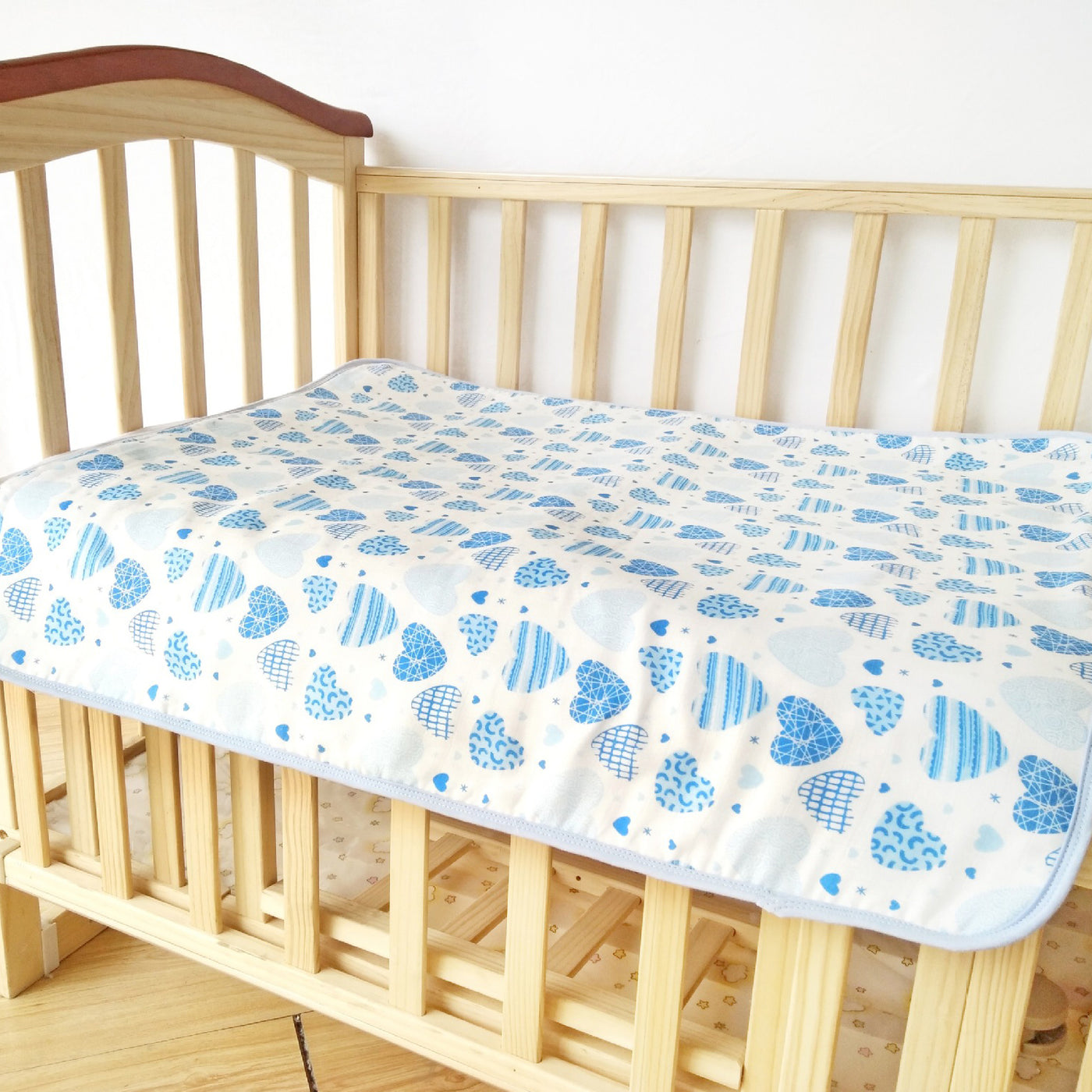 Baby Muslin Waterproof Crib Mattress Cover Pad Diaper Changing Mat - 0605 - Little Kooma