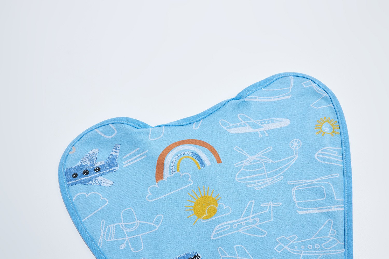 Baby Transitional Swaddle Sack w Arms Up 2-Way Zipper Birds - Little Kooma